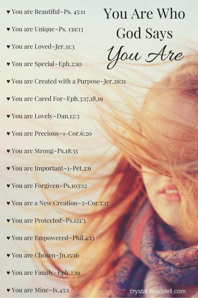 You Are Who God Says You Are