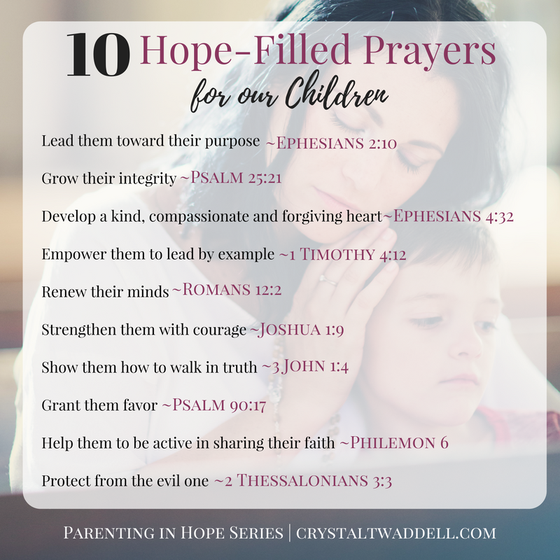 Prayer over children 10 Scriptures