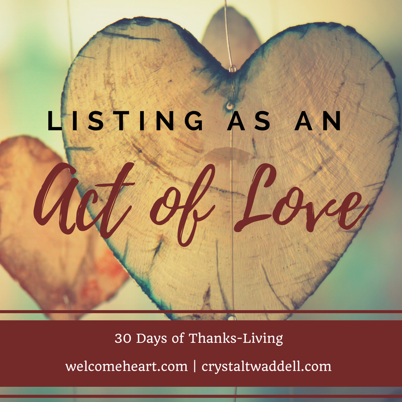 List Act of Love